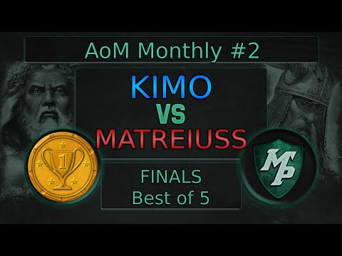 Age of Mythology: Kimo vs Matreiuss - Meta Plays Monthly Tournament #2