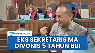 Terbukti Terima Gratifikasi dan TPPU, Eks Sekretaris Mahkamah Agung Nurhadi Divonis 5 Tahun Penjara