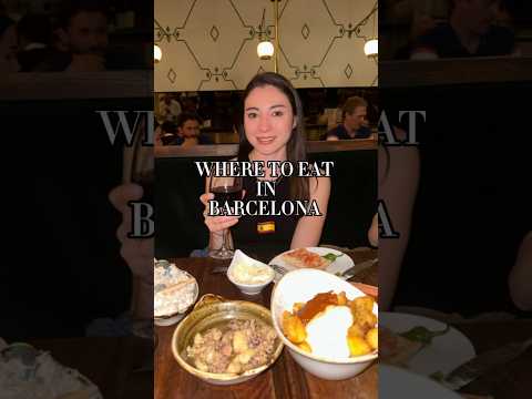Where To Eat In Barcelona 🇪🇸🍷 #tapas #barcelona #cityguide
