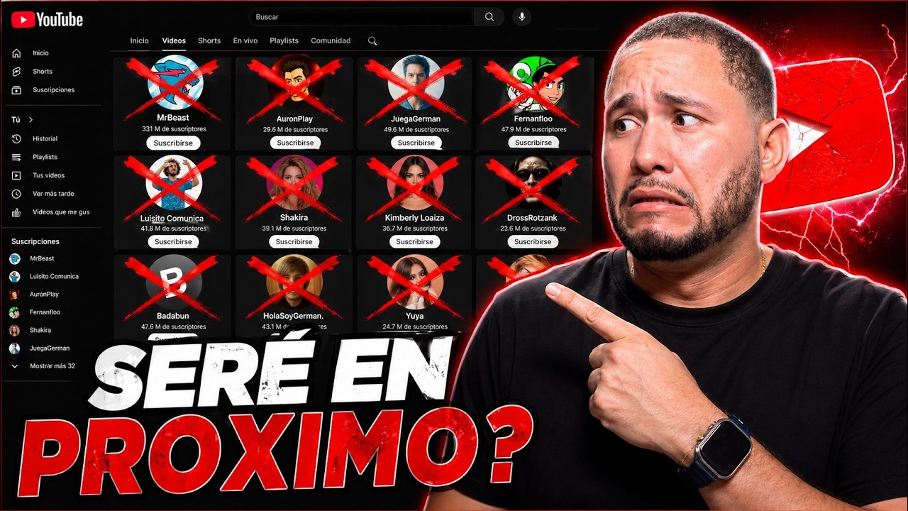 URGENTE Youtube Esta BORRANDO Canales