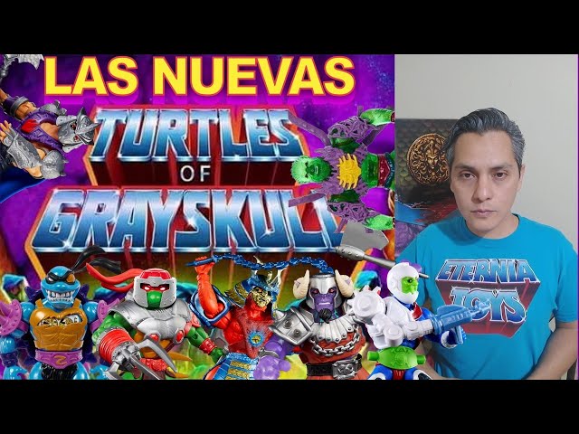 Vídeo relacionado con Turtles of Grayskull Motu & TMNT - Figura de acción (14 cm, Piel)