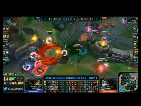 ITZ VS EDG 外卡爆大冷門 上野貫穿 擊敗 中國第一 精華片段