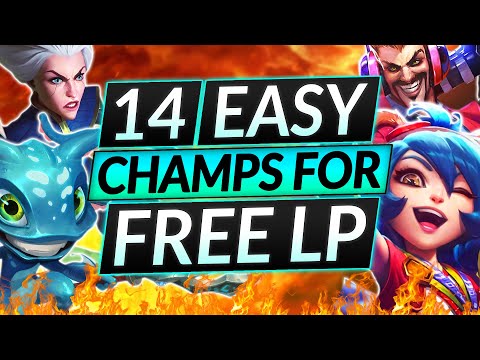 14 BEST LOW ELO Champions to CLIMB INSTANTLY - Get Your Desired Rank NOW - LoL Guide
