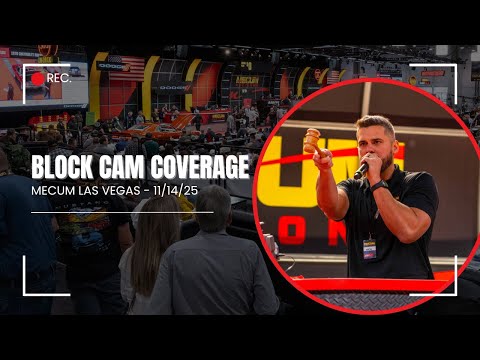 Mecum Las Vegas Live Block Cam: Friday, Nov. 14, 2025