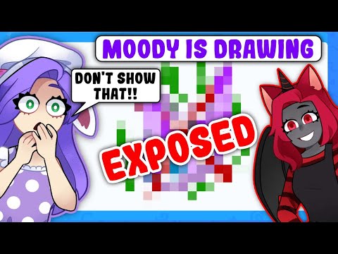 MOODY EXPOSED ME In DRAW IT! (Roblox)