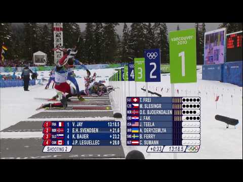 Biathlon Men 12,5Km Pursuit Complete Event | Vancouver 2010