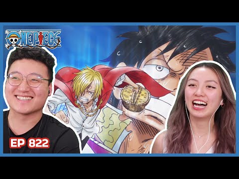 LUFFY & SANJI TO THE MEETING POINT! 🥰 | One Piece Episode 822 Couples Reaction & Discussion