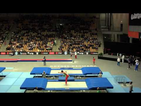 GANCHINHO Diogo (POR) - 2015 Trampoline Worlds - Qualification TR Routine 1