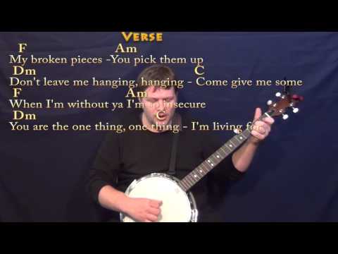 Sugar (Maroon 5) - Banjo Cover Lesson in C with Chords/Lyrics