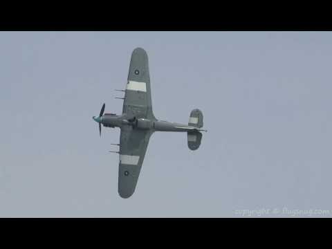 BBMF: Hurricane Mk IIC PZ865 over Wroxall