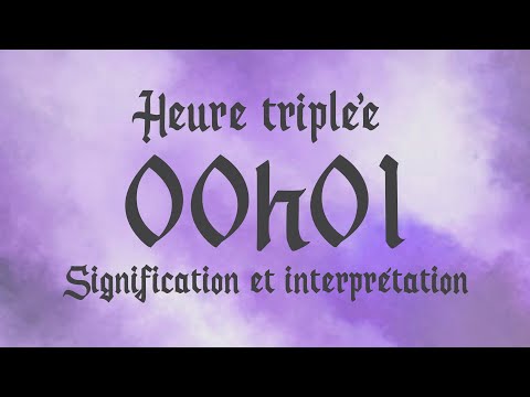🌸 HEURE TRIPLEE 00h01 - Signification et Interprétation angélique