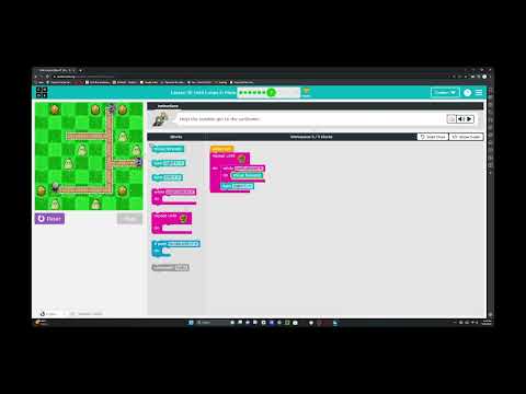 Code.org Express Course 2022 Until Loops in Maze Lesson 18 Upload Student