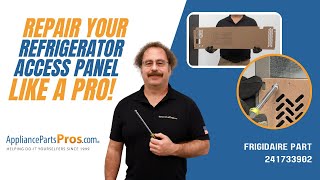 How to Replace Frigidaire/Electrolux Refrigerator Access Panel 241733902