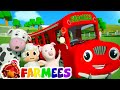Wheels On The Bus Go Round And Round 3D Nursery Rhyme Songs Video For Children By Farmees