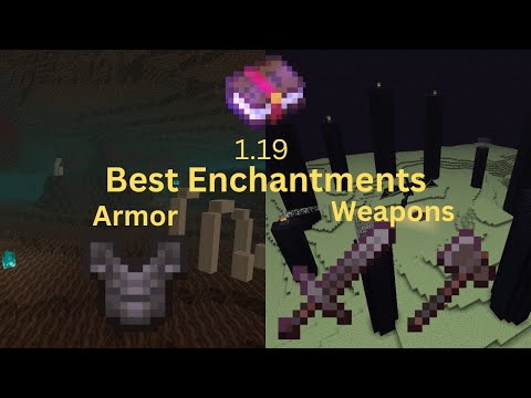 The Best Enchantments for Armor and Weapons in Minecraft!!