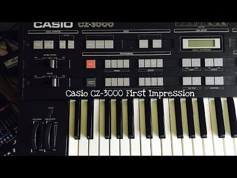 Casio CZ 3000 First Impression w/CZ Touch