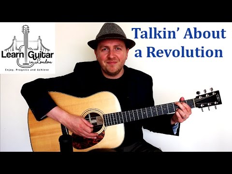 Talking About a Revolution - Guitar Lesson - Tracy Chapman - Easy - Chords + Rhythm