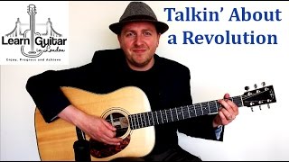 Talking About a Revolution - Guitar Lesson - Tracy Chapman - Easy - Chords + Rhythm