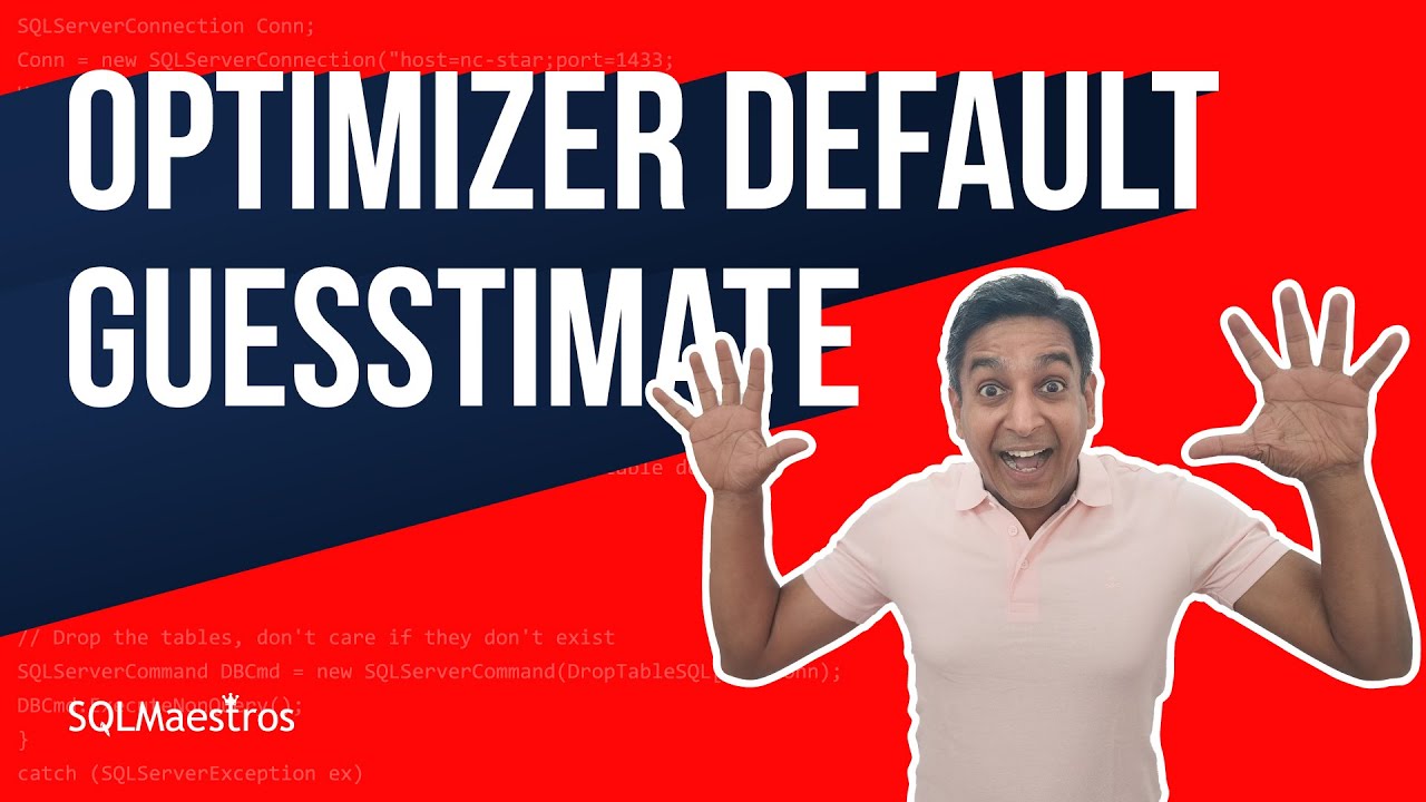 Optimizer Default Guesstimate