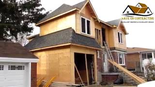 Second Floor Addition Toronto Project - Completion of Framing