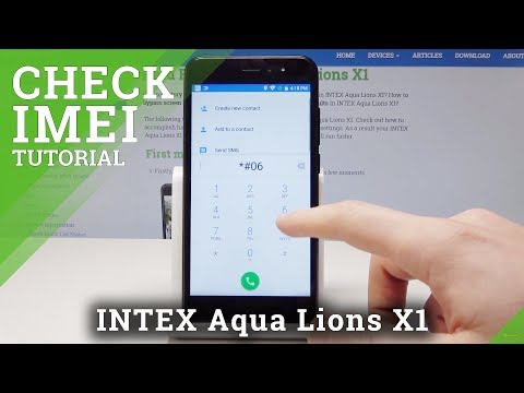 How to Find IMEI and Serial Number in INTEX Aqua Lions X1