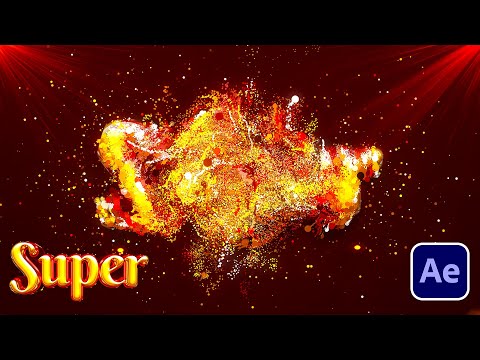 Easy After Effects Tutorial Particles Logo Text Animation Download Free Template