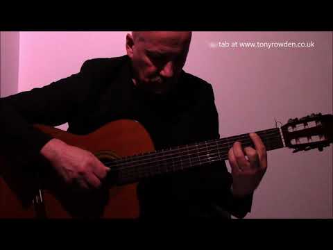 I'll Cry Instead - Beatles fingerstyle guitar solo - link to TAB in description