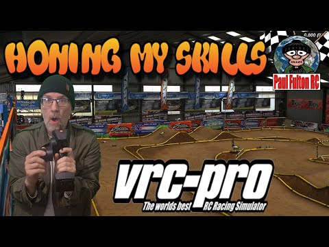 Honing my Skills in VRC PRO on PC. Racing at NEO-1. CLASS 1:8th Electric Buggy.
