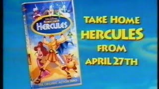 Download lagu Video Release advert for Disney's 'Hercules' - Broadcast 25th April 1998 HTV (UK) mp3