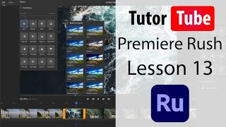 Premiere Rush Tutorial - Lesson 13 - Project Panel Preview Area