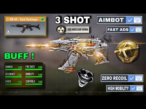 NEW "3 SHOT"  KN-44  Gunsmith! its TAKING OVER COD Mobile In Season 1 (NEW LOADOUT )