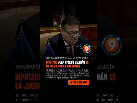 Diputado por La Araucanía Juan Carlos Beltrán se la juega por la región (RENOVACION NACIONAL)