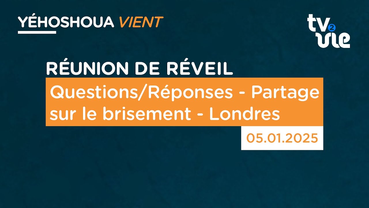 Thumbnail of video: Questions/Réponses - Partage sur le brisement - Londres