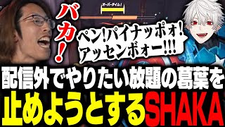 - 配信外でやりたい放題の葛葉を止めようとするSHAKA【Marvel Rivals】