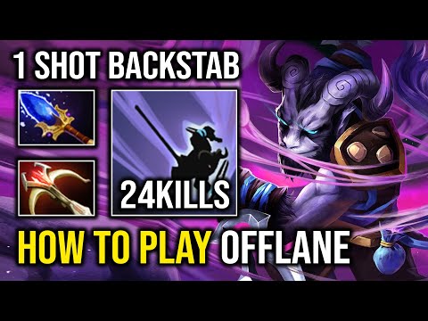 How to Play Riki as an Offlane with Brutal Backstab Multiplier Instant Delete Support Dota 2
