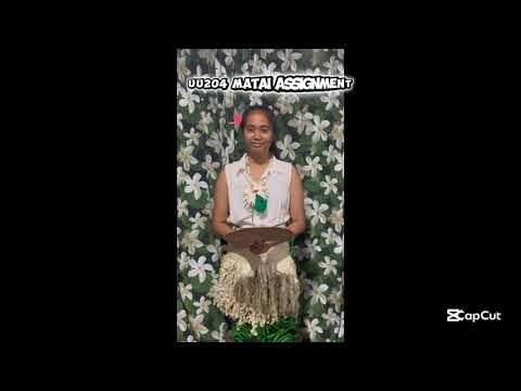 UU204 MATAI 2025 - Esther Ellen Motufaga