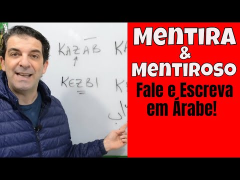Diga Mentira e Mentiroso em Árabe! ÁRABE em 1MIN.