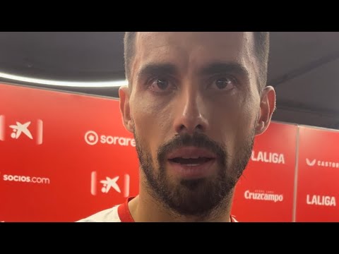 Suso en zona mixta tras el gol ante el Almería