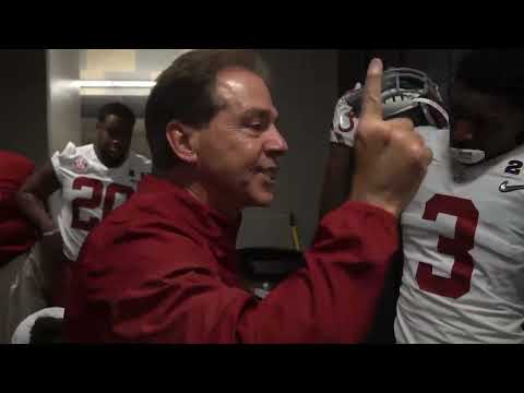 Great pre-game speech by Nick Saban before defeating Georgia in the SEC Championship game