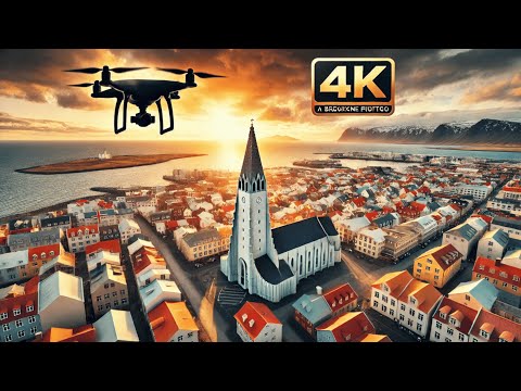 Reykjavik in 4K: A Breathtaking 🚁 Drone Footage in Glorious 4K UHD 60fps 🌅