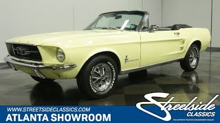 Video Thumbnail for 1967 Ford Mustang Convertible