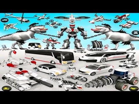 Wild Dinosaur Transformer Robot Game  | Android ios Gameplay
