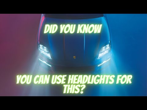 Car headlights can be used for something you might not have thought of before