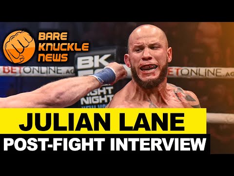 Julian "Let Me Bang Bro" Lane Post Fight Interview BKFC Wichita