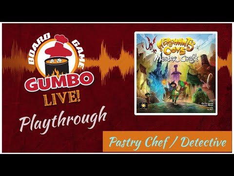 Merchants Cove: Pastry Chef v Detective (Master Craft exp) -- Playthrough (2p)