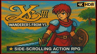 🎮 YS III: Wanderers from Ys (SNES/Genesis) – Adol’s Side-Scrolling Adventure! ⚔️🔥