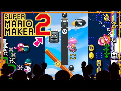 Zuschauerlevel, hart und ungeschafft | SUPER MARIO MAKER 2