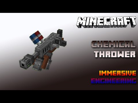 Chemical Thrower 🔧 Minecraft Immersive Engineering Tutorial 1.15 🔧 Deutsch / German