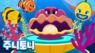 알록달록 산호 마을 | 아기자기 예쁜 물고기들을 만나러 가요! | 흰동가리, 나비고기, 대왕조개, 앵무고기 | 여름동요 | 바다동물동요 | 주니토니 by 키즈캐슬