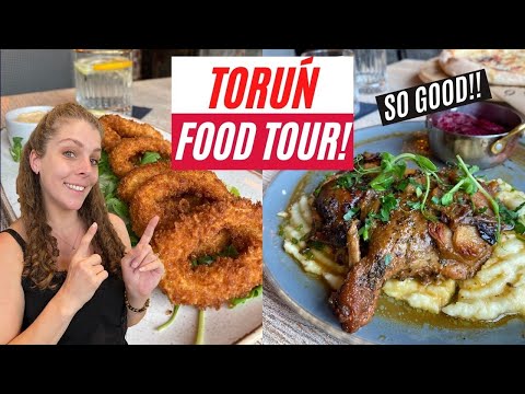 Toruń Food Tour 🇵🇱 Polônia Travel Vlog